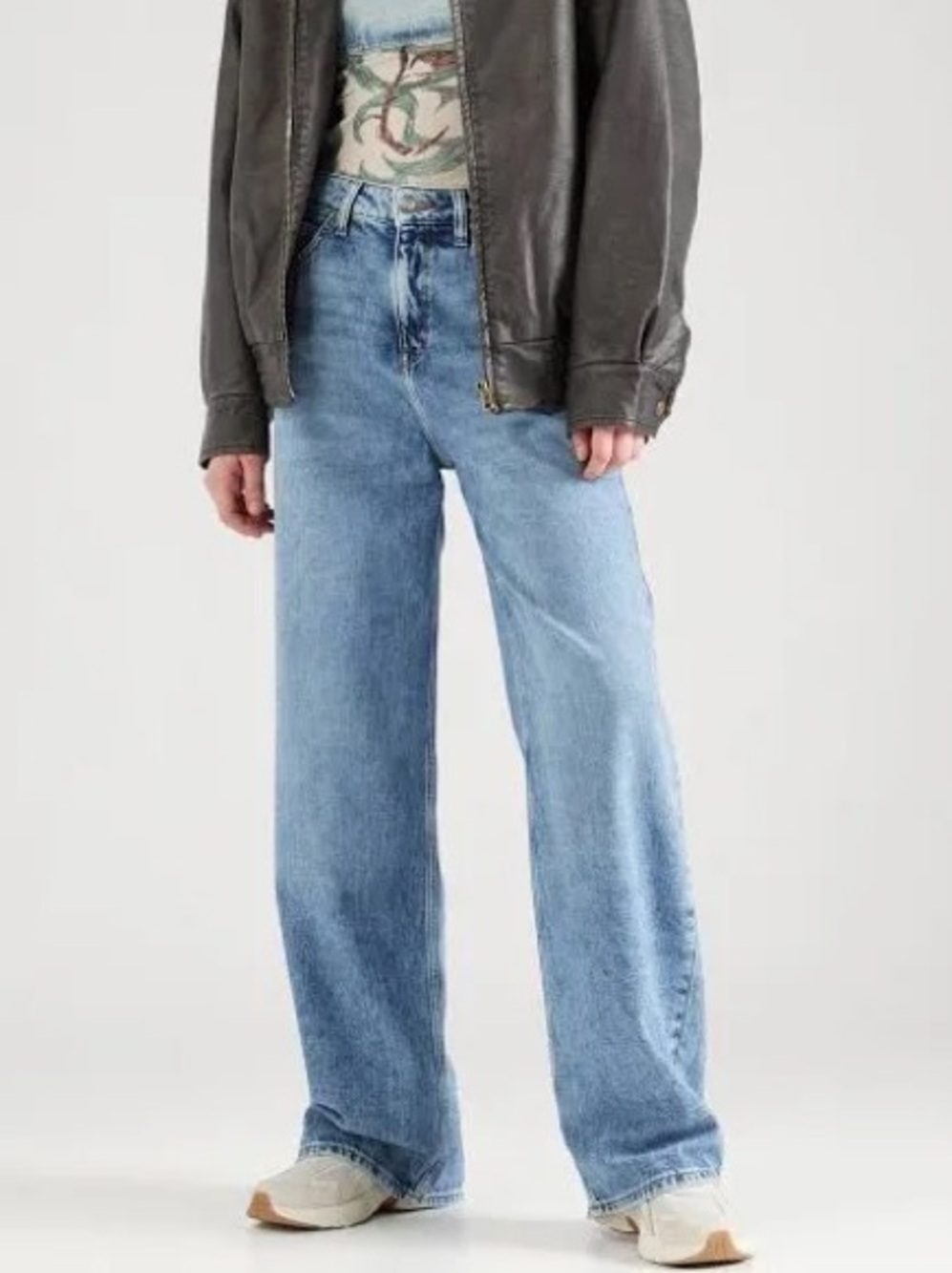 Lee Stella A-Line Flare / Wide Leg medium light wash 29x33